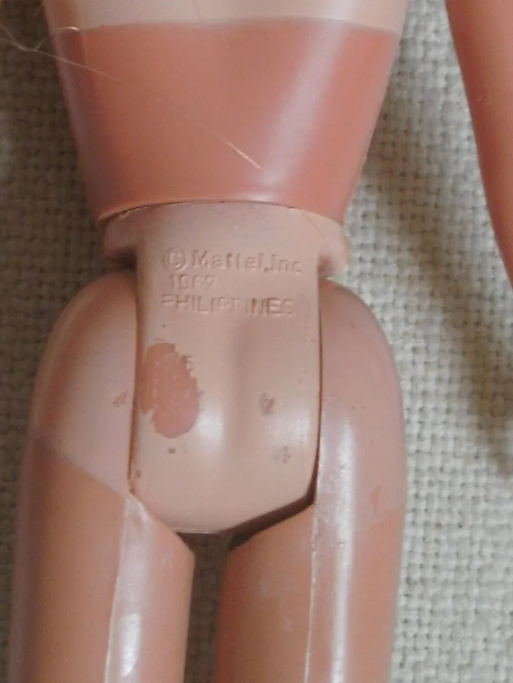 Collectible Vintage 1967 Barbie Doll Skipper Malibu Sun Lovin With Tan Lines